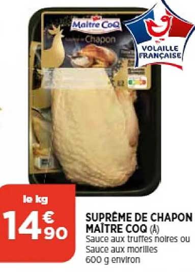 suprême de chapon maître coq
