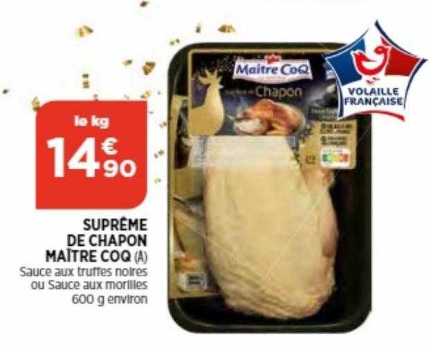 suprême de chapon maître coq
