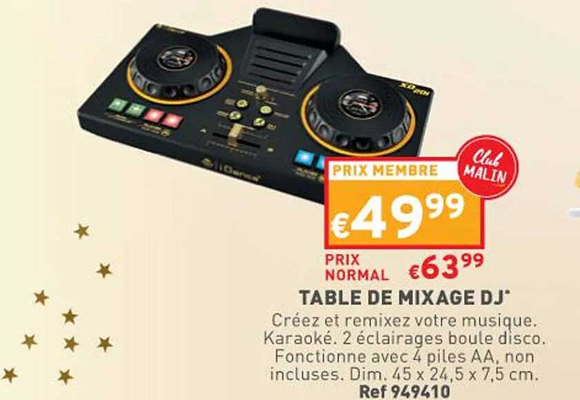 table de mixage dj