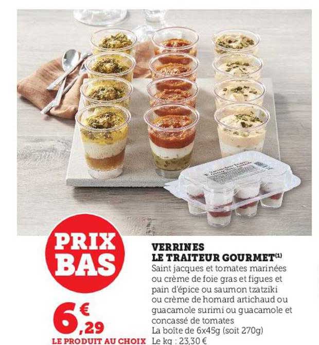 Verrines Le Traiteur Gourmet