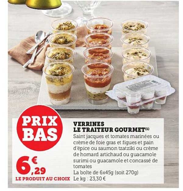 Verrines Le Traiteur Gourmet