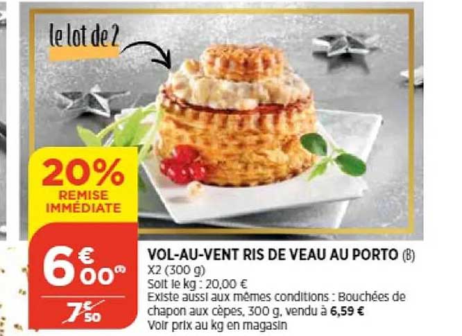 Vol-au-vent Ris De Veau Au Porto
