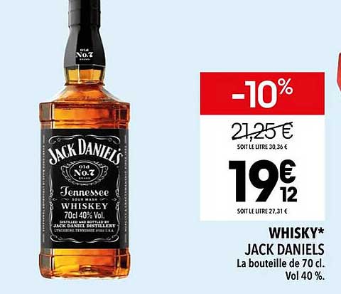 whisky jack daniels