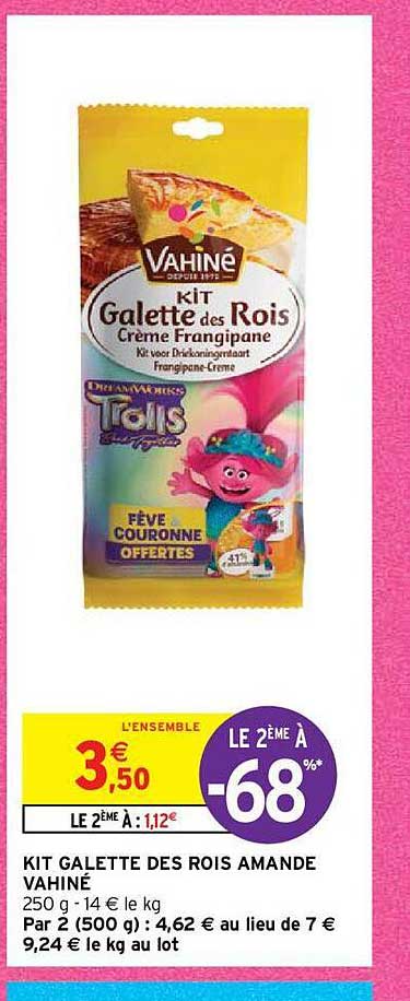 kit galette des rois amande vahiné