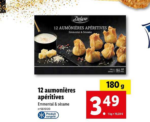 12 Aumonieres Aperitives
