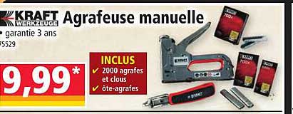 agrafeuse manuelle kraft werkzeuge
