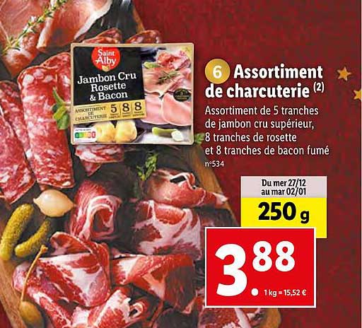 assortiment de charcuterie saint alby