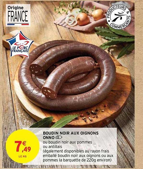 Boudin Noir Aux Oignons Onno