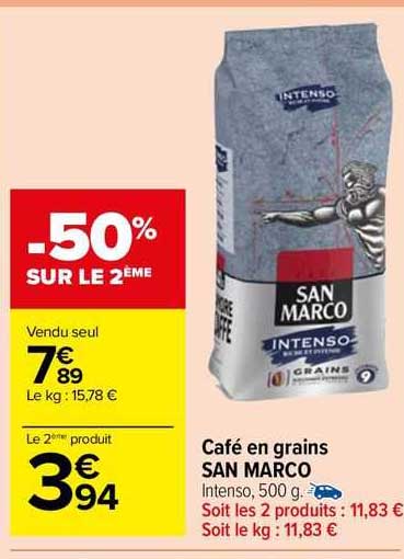 café en grains san marco