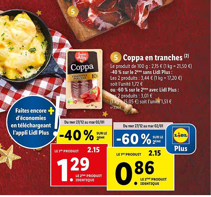 coppa en tranches saint alby