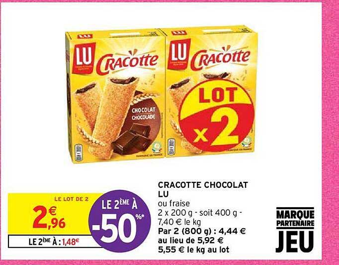 Cracotte Chocolat Lu
