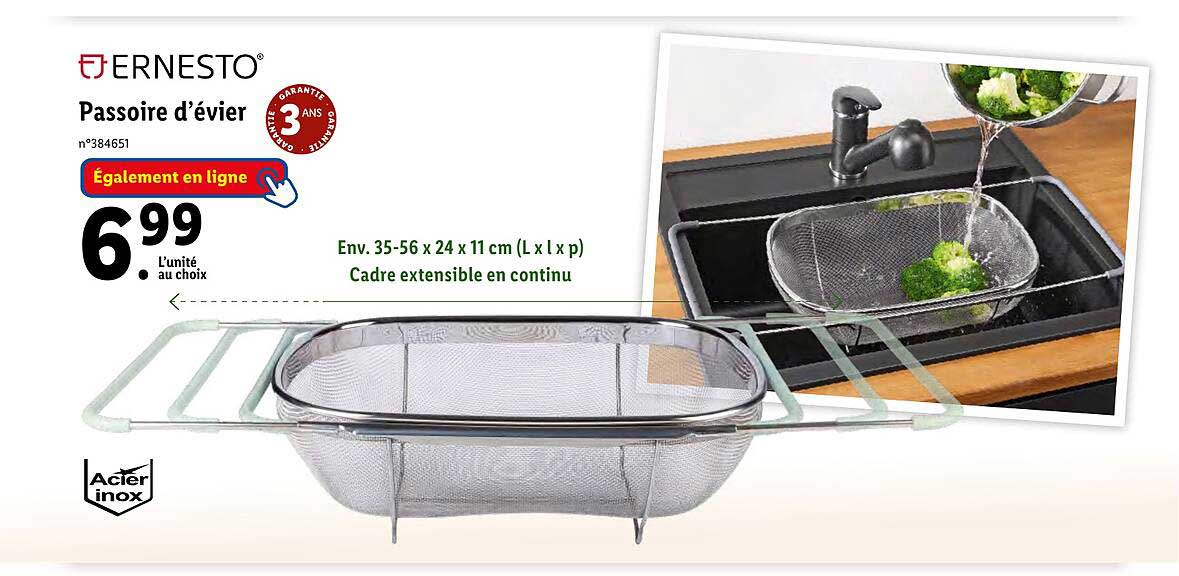 ernesto passoire d'evier