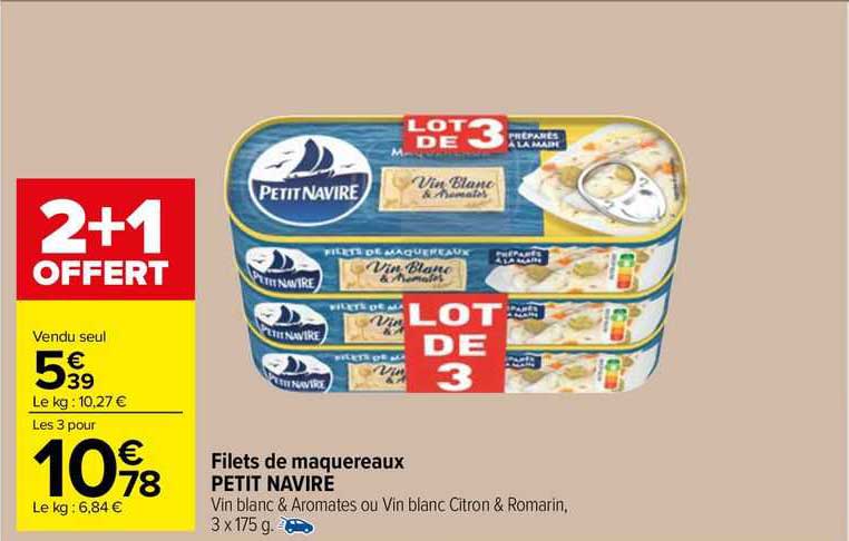 Filets De Maquereaux Petit Navire