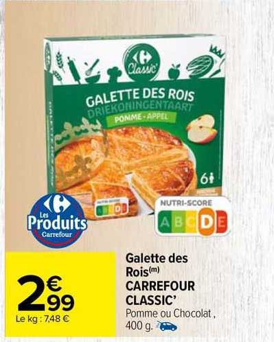 galette des rois carrefour classic'