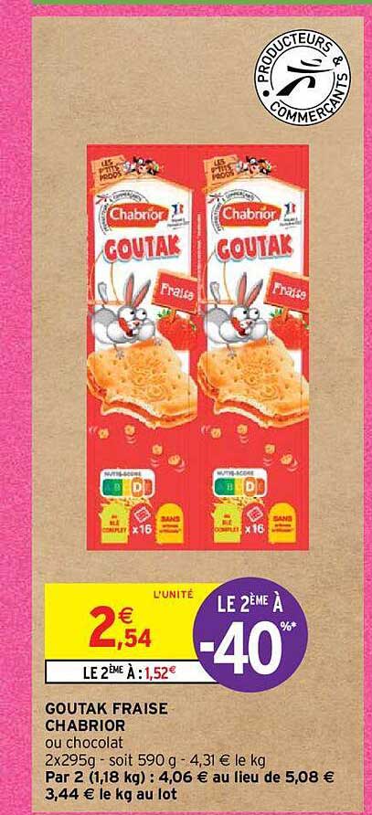 Goutak Fraise Chabrior