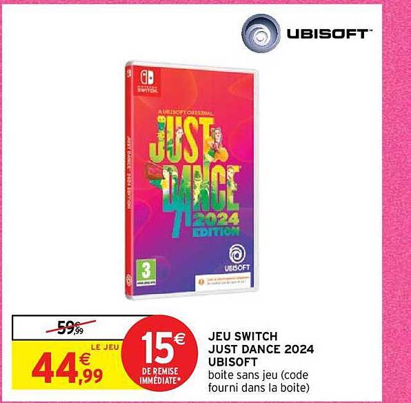 jeu switch just dance 2024 ubisoft