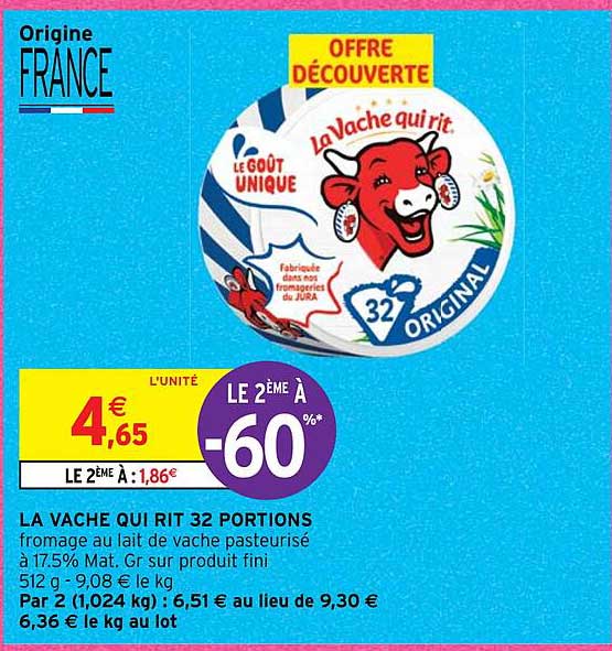 la vache qui rit 32 portions