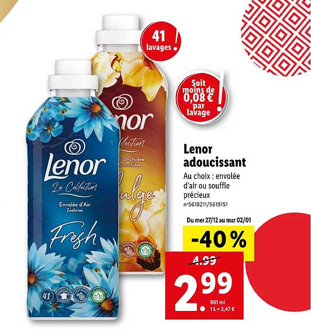 Lenor Adoucissant