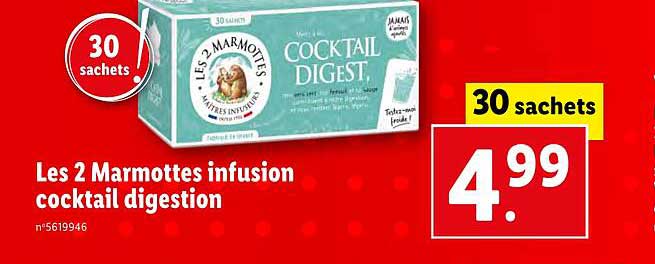 les 2 marmottes infusion cocktail digestion