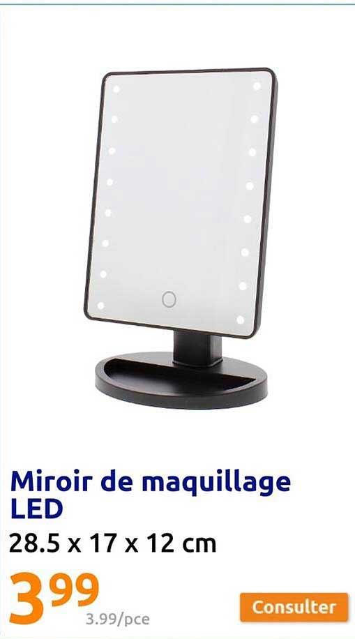 Miroir De Maquillage Led