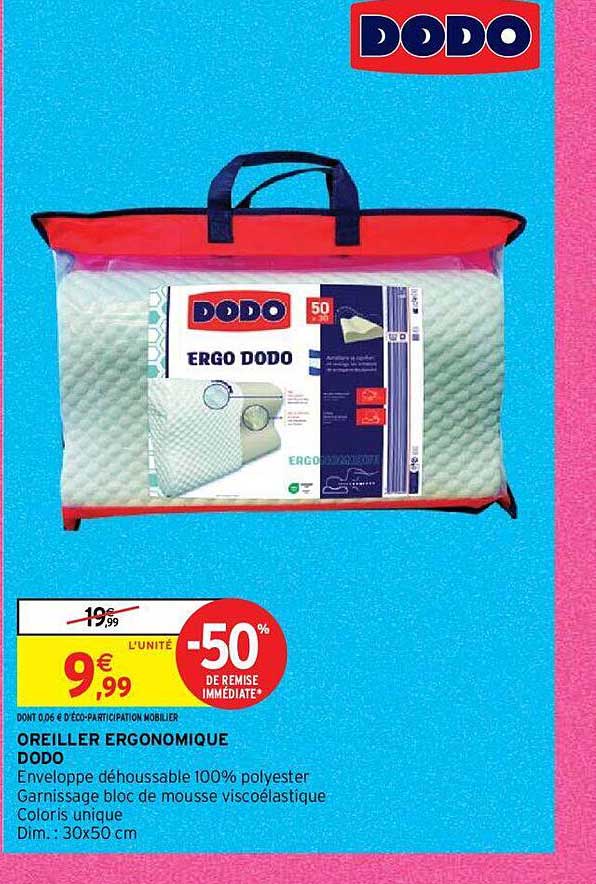 Oreiller Ergonomique Dodo