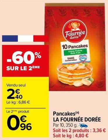 pancakes la fournée dorée