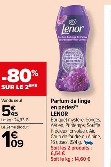 Parfum De Linge En Perles Lenor