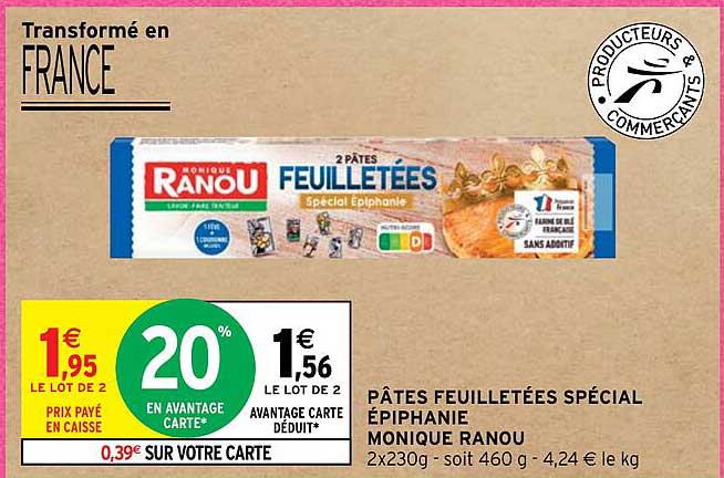 pâtes feuilletées spécial épiphanie monique ranou