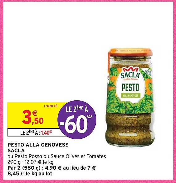 pesto alla genovese sacla