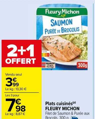 plats cuisinés fleury michon