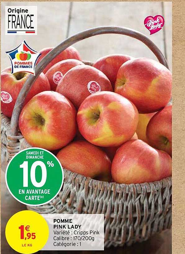 Pomme Pink Lady Cripps Pink