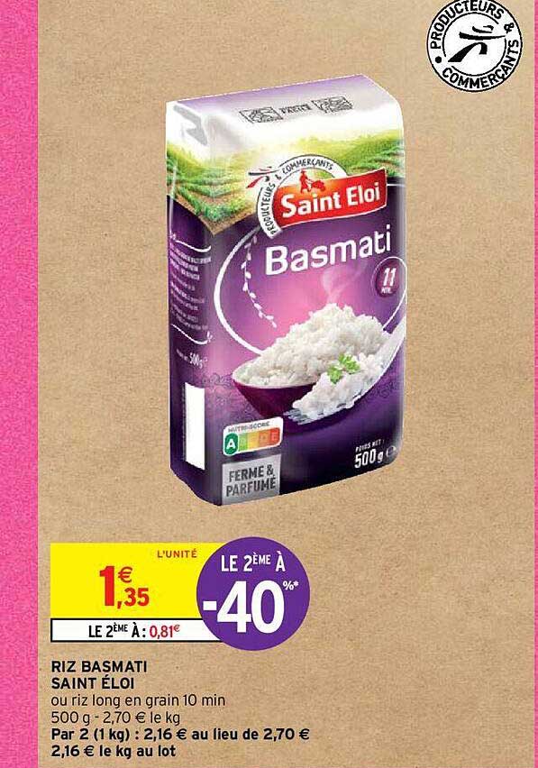 riz basmati saint éloi