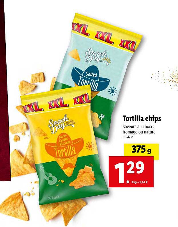 tortilla chips snack day