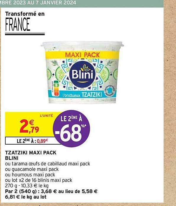 Tzatziki Maxi Pack Blini