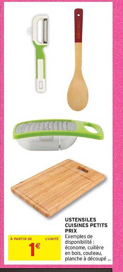 ustensiles cuisinés petits prix
