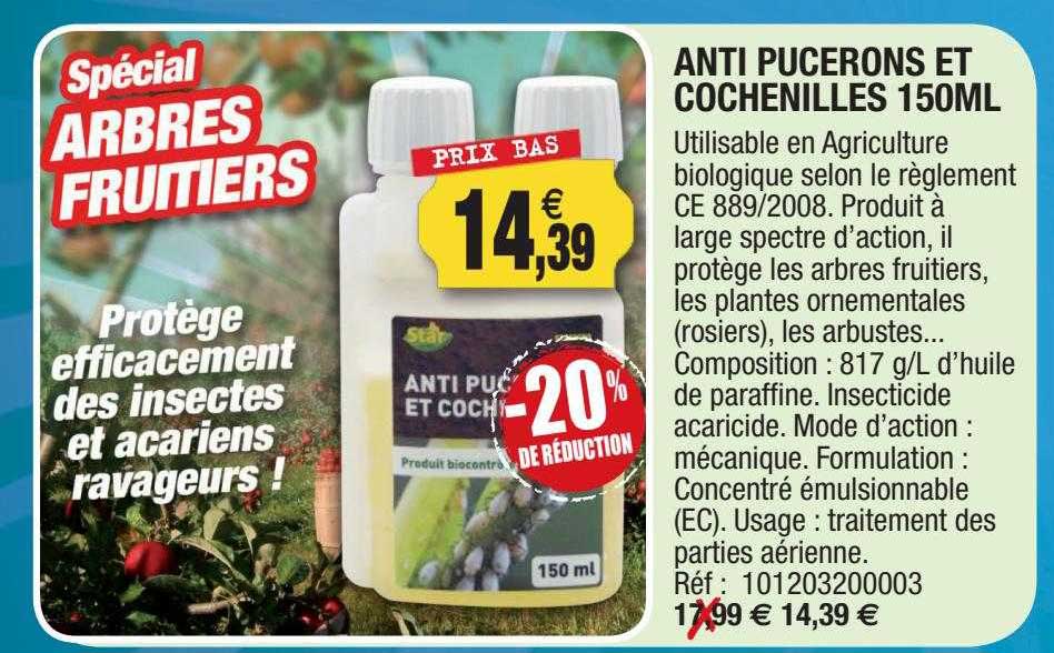 anti pucerons et cochenilles 150ml