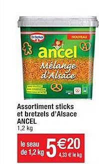 Assortiment Sticks Et Bretzels D'alsace Ancel