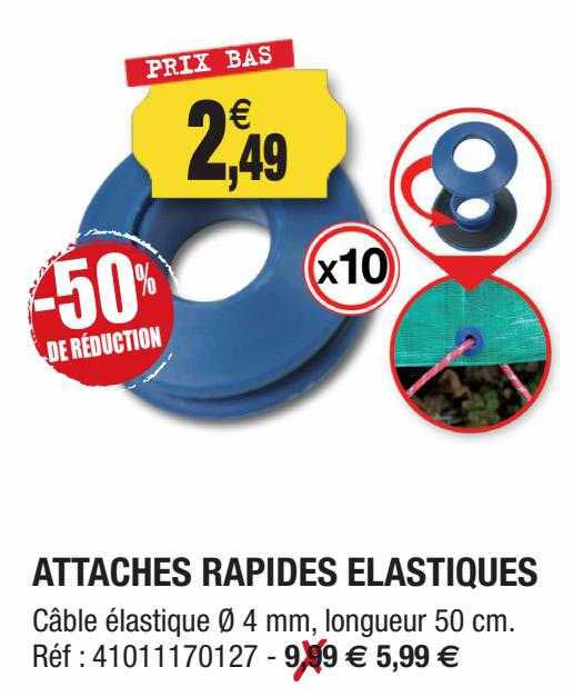 Attaches Rapides élastiques