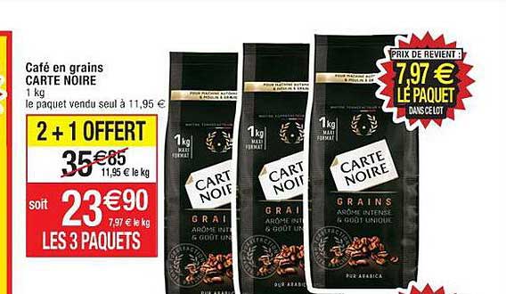 Café En Grains Carte Noire