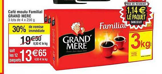 café moulu familial grand mère