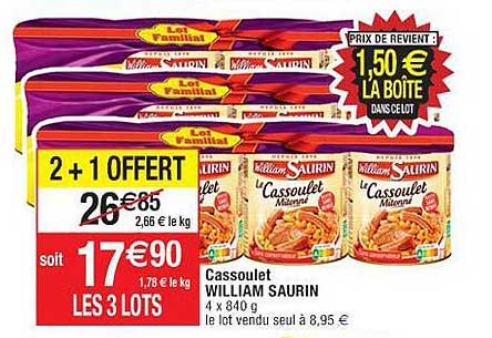 cassoulet william saurin