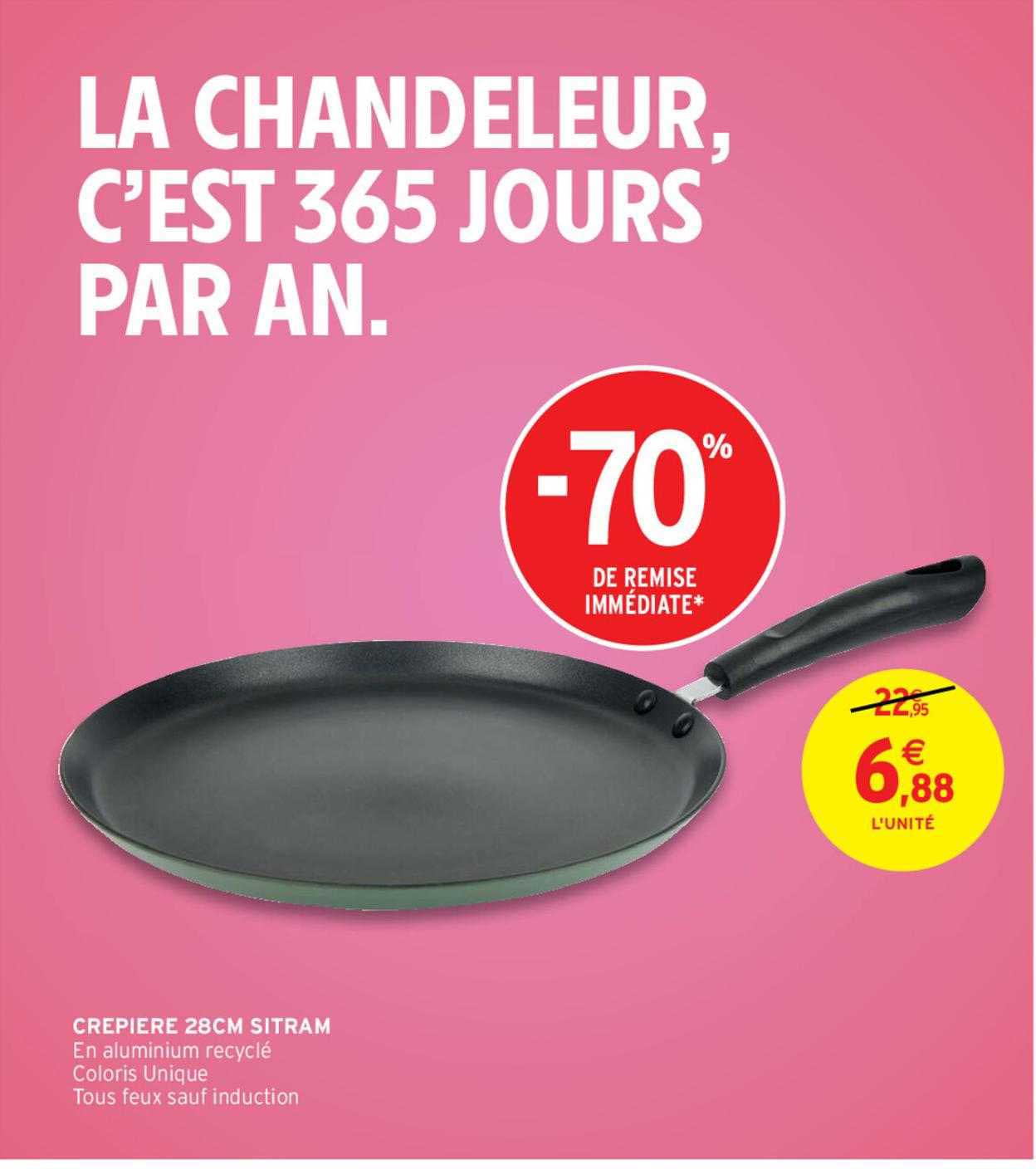crêpière 28cm sitram