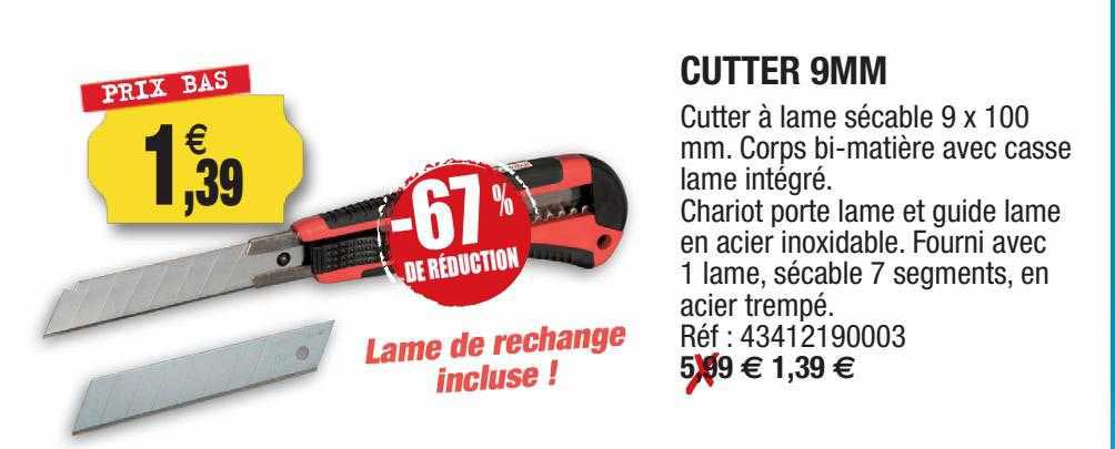 cutter 9mm