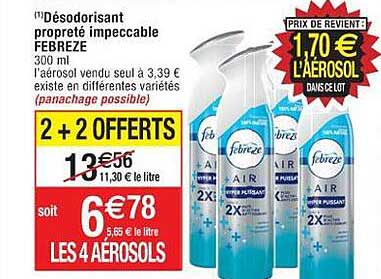 Désodorisant Propreté Impeccable Febreze