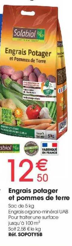 Engrais Potager Et Pommes De Terre