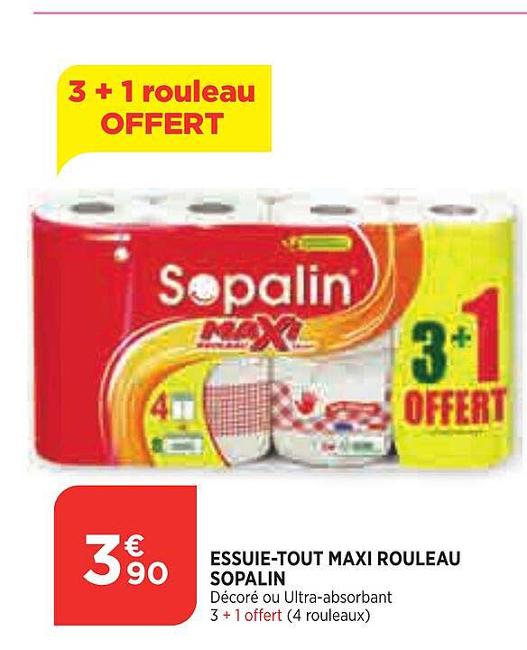 essuie-tout maxi rouleau sopalin