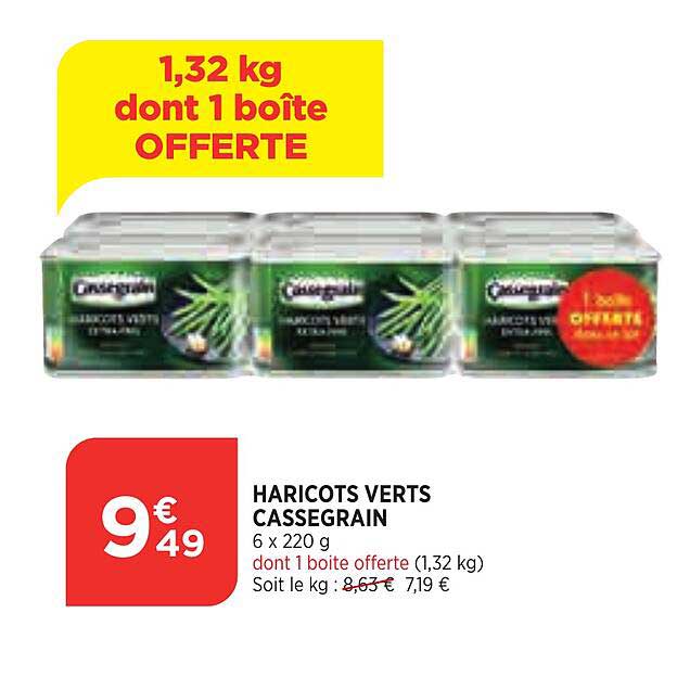 Haricots Verts Cassegrain