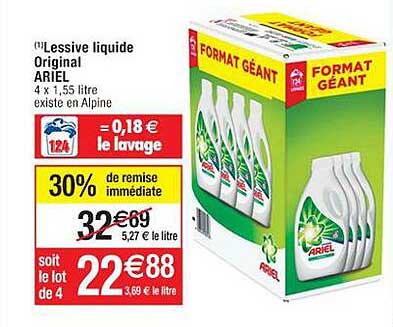 Lessive Liquide Original Ariel