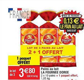 pains au lait la fournée dorée