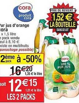 Pur Jus D'orange Cora